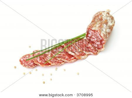 Sliced Salami With Spices