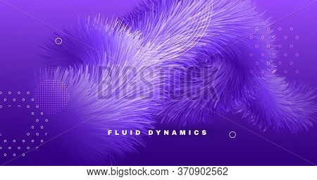 3d Fluid Vector. Flow Gradient Movement. Abstract Background. Liquid Bright 3d Fluid Vector. Creativ