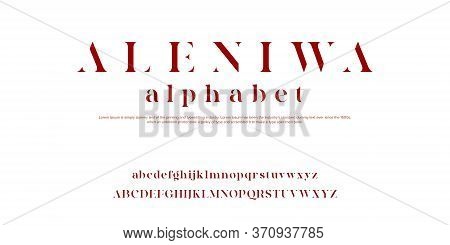 Aleniwa Serif Alphabet Custom Font Bundle Package