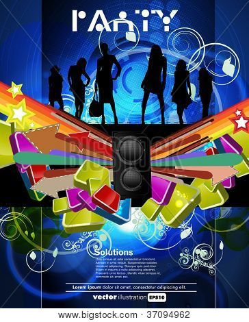 Party plakat