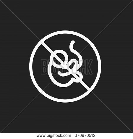 Abortion Flat Icon, Vector Line Black Illustration