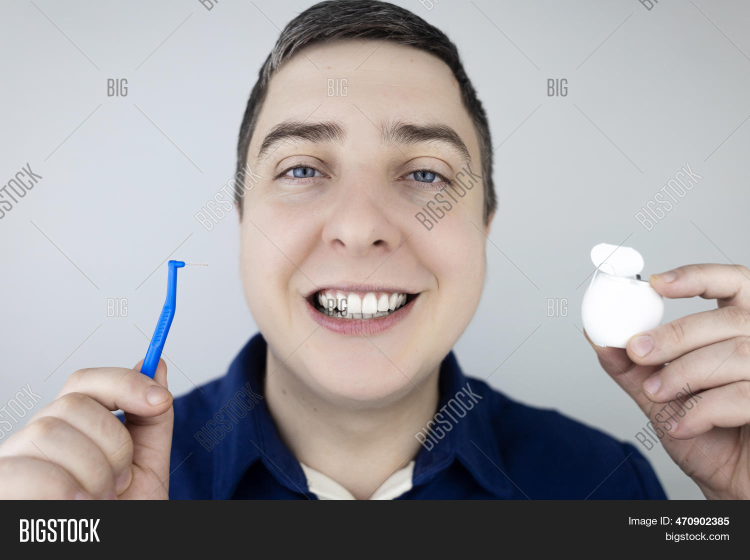 Interdental Brush. Man Image & Photo (Free Trial) Bigstock