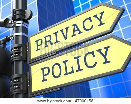 Privacy Policy liikennemerkki.