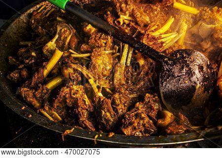 Tengkleng Kambing Or Goat Tengkleng Is A Kind Of Soup With The Main Ingredient Of Goat Bones. Tengkl