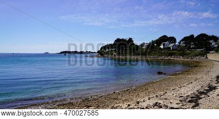 Vannes Arzon Sea West French Coast Ocean Atlantic In Brittany France