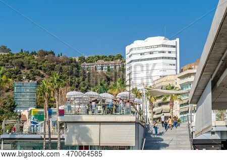 Malaga, Spain - October 12, 2021: 