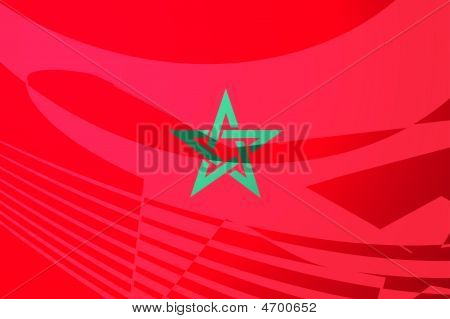 Flag i Morrocco