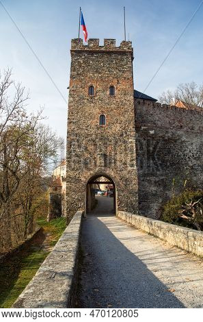Bitov Castle, South Moravia, Czech Republic, Gothic And Renaissance Castle