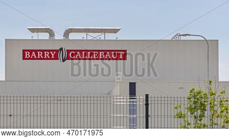 Novi Sad, Serbia - May 23, 2022: Company Logo Sign Barry Callebaut Chocolate Factory Building At Fre