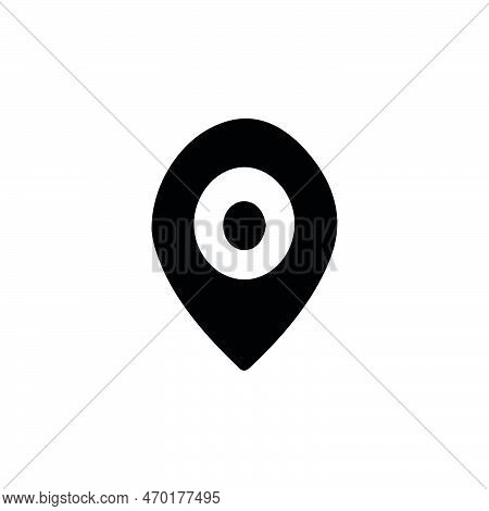 Location Pin Icon. Simple Style Travel Company Big Sale Poster Background Symbol. Location Pin Brand