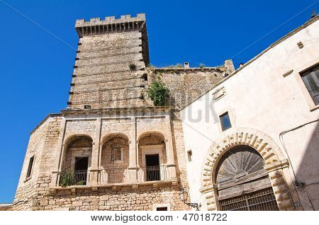 Castello Ducale. Ceglie Messapica. Puglia. Italia meridionale.