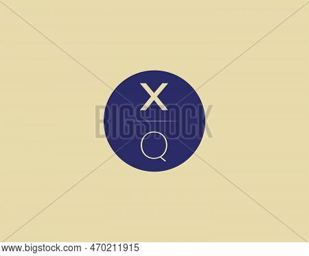 Xq Letter Modern Elegant Logo Design Vector Images