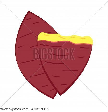 Roasted Sweet Potato. Roasted Sweet Potato Logo Design. Japanese Sweet Potato.