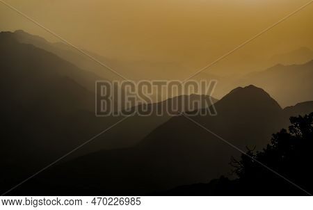 A Picture Of The Al-souda Mountains In Southern Saudi Arabia