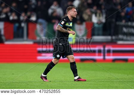 Torino, Italy. 2 February 2022 . Ciro Immobile Of Ss Lazio  During The Coppa Italia Quarter-final Ma
