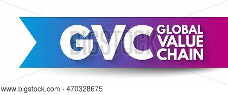 Gvc Global Value Chain - Full Range Of Activities That Economic Actors Engaged In To Bring A Product
