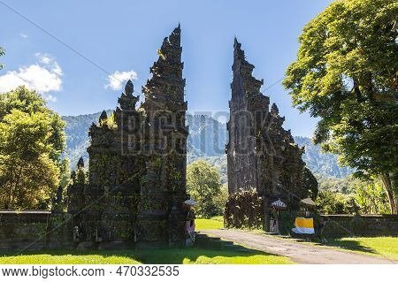 Bali Handara Gate In Bali, Indonesia In A Sunny Day