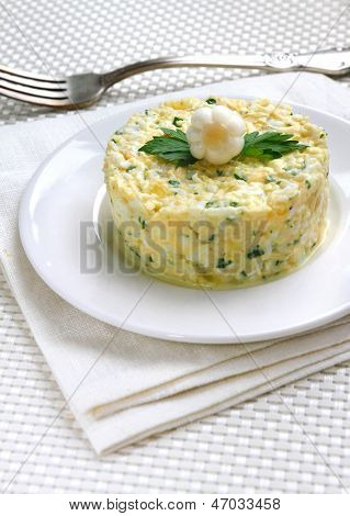 Ensalada con carne de Krill