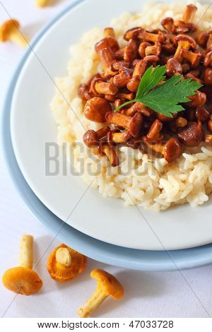 Risotto z Pieprznik jadalny