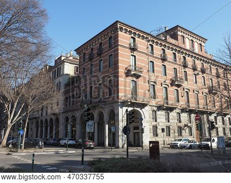 Corso Vinzaglio And Corso Matteotti In Turin