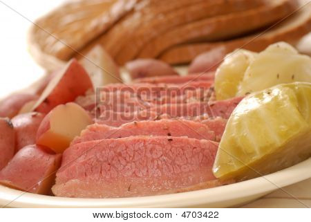 Corned Beef en kool diner