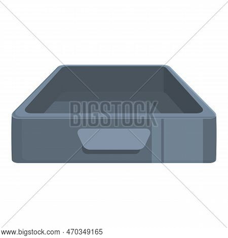 Bakeware Icon Cartoon Vector. Kitchen Pan. Tin Food