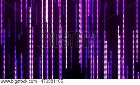 Background From Lines, Dots And Particles. Colorful Bright Lines. Bright Lines From Dots. Seamless L