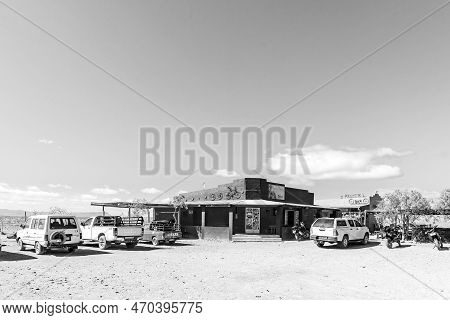 Tankwa, South Africa - Sep 4, 2022: Tankwa Road Stall Next To Road R355 In The Tankwa Karoo Of The W