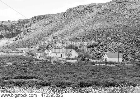 Cederberg, South Africa - Sep 4, 2022: Office Buildings Of Cape Nature At Matjiesrivier In The Weste