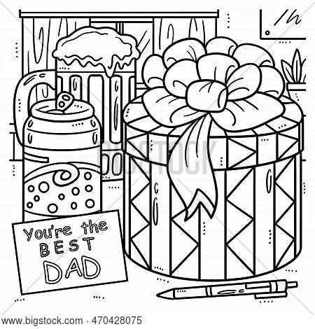 A Cute And Funny Coloring Page Of A Youre The Best Dad. Provides Hours Of Coloring Fun For Children.