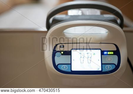 The Orthopedic Department With The Intermittent Pneumatic Compression Equipment. It Is A Device That