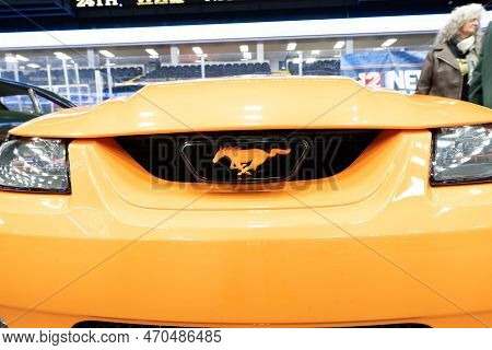 Flint, Michigan -usa- February 10, 2023:  8Th Annual Chrome And Ice Winter Indoor Autoshow At The Do