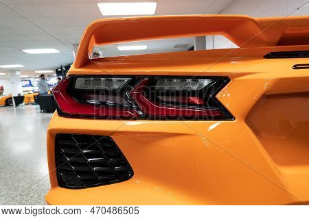 Flint, Michigan -usa- February 10, 2023:  8Th Annual Chrome And Ice Winter Indoor Autoshow At The Do