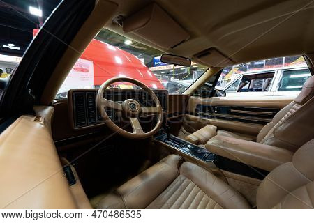 Flint, Michigan -usa- February 10, 2023:  8Th Annual Chrome And Ice Winter Indoor Autoshow At The Do
