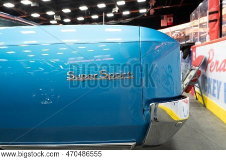 Flint, Michigan -usa- February 10, 2023:  8Th Annual Chrome And Ice Winter Indoor Autoshow At The Do