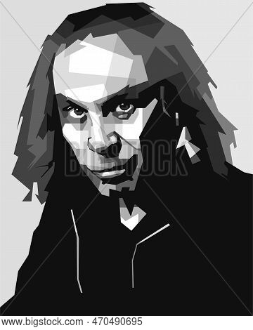 Black White Color Artist Musick Femes Design Wpap Popart Illustration Artwork