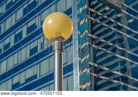 Madrid, Spain - December 27, 2021: View Of The Acerinox Headquarters In Madrid, Spain. Acerinox Is A