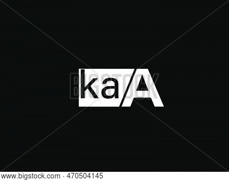 Kaa Logo And Graphics Design Vector Art, Icons Isolated On Black Background