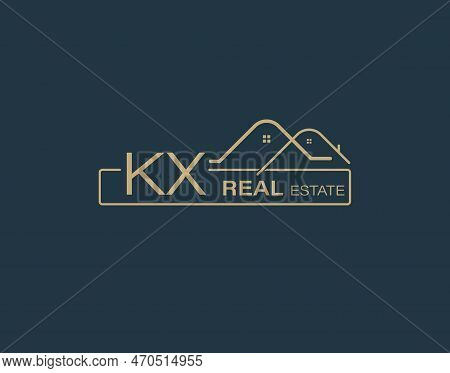 Kx Real Estate & Consultants Logo Design Vectors Images. Luxury Real Estate Logo Design