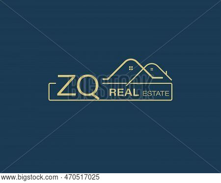 Zq Real Estate & Consultants Logo Design Vectors Images. Luxury Real Estate Logo Design