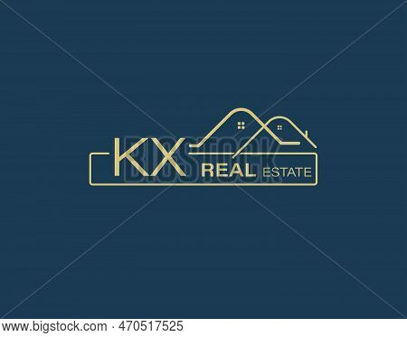 Kx Real Estate & Consultants Logo Design Vectors Images. Luxury Real Estate Logo Design