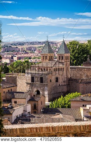 View Of The Bisagra Gate, Entrance To The City Of Toledo Through The Old City Walls