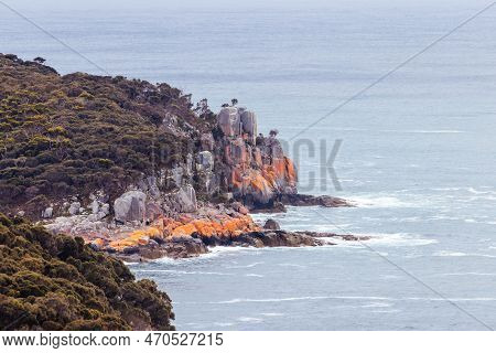 Cape Tourville Landscape In Freycinet Tasmania Australia