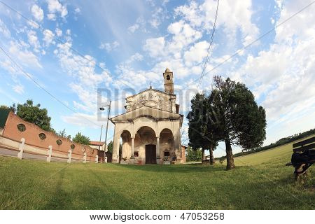 Small Church  Fish-eye View