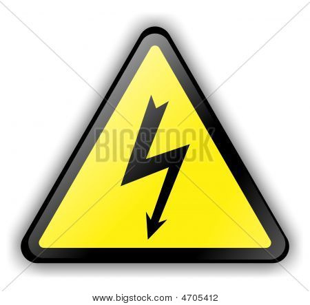 High Voltage Sign 3D