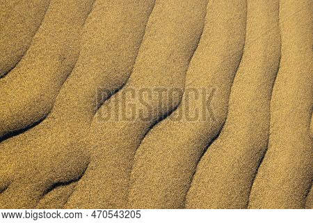 Golden Hour At Maspalomas Dunes