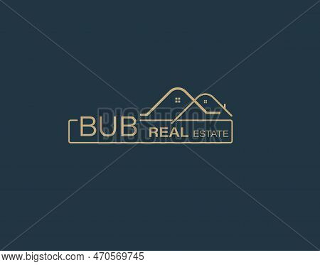 Bub Real Estate And Consultants Logo Design Vectors Images. Luxury Real Estate Logo Design