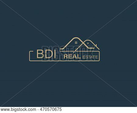Bdi Real Estate And Consultants Logo Design Vectors Images. Luxury Real Estate Logo Design