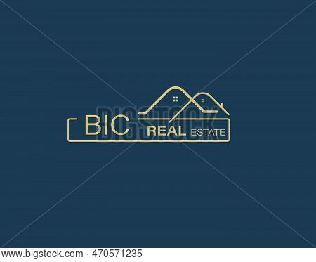 Bic Real Estate And Consultants Logo Design Vectors Images. Luxury Real Estate Logo Design