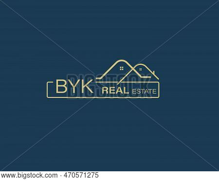 Byk Real Estate And Consultants Logo Design Vectors Images. Luxury Real Estate Logo Design